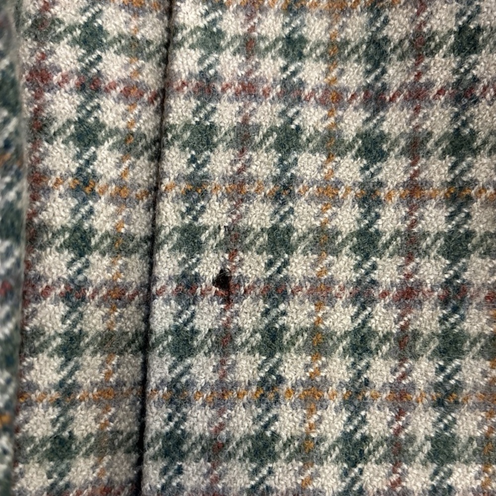 80s BILL BLASS BLASSPORT OUTER HEBRIDES OF SCOTLAND PLAID PLEATED MIDI SKIRT 12 - Picture 7 of 7